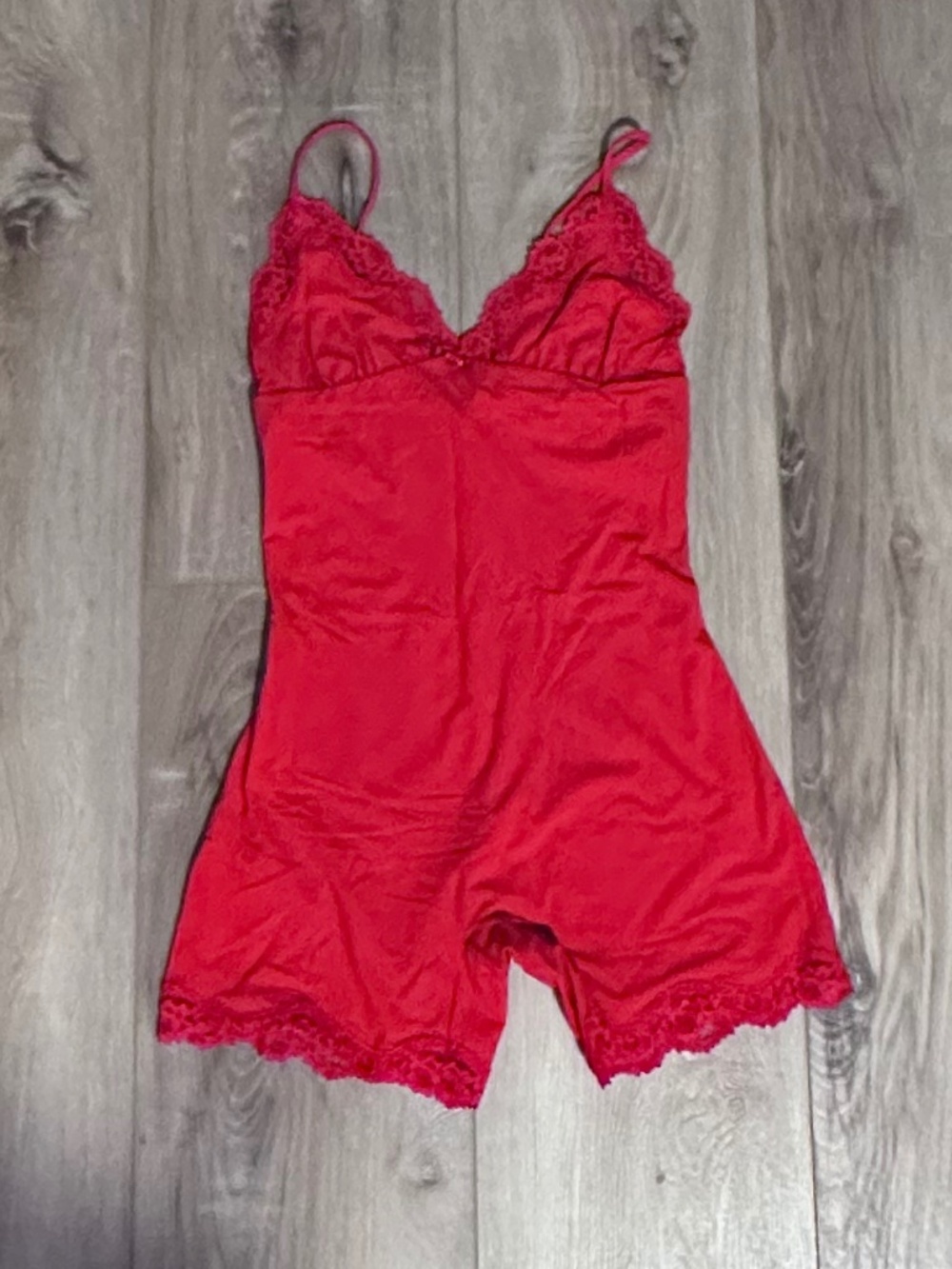 SKIMS Fits Everybody Lace Triangle Onesie